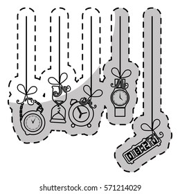 watches types icon image, vector illustration design