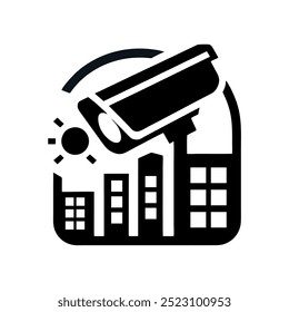 The Watchful Eye Over Urban Dwellings: A Symbolic Representation of Security and Surveillance in the Metropolitan Landscape