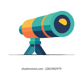 Viendo el descubrimiento usando lente telescopio aislado