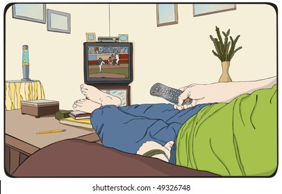 Watching the Game on TV