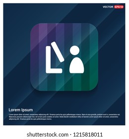 Watching Screen Icon - Free vector icon