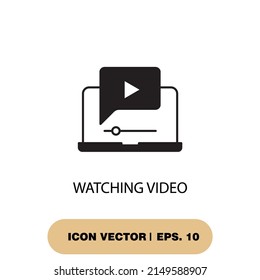 visualización de iconos de vídeo símbolos vectores elementos para web infográfica