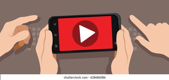 Watching Video With Smartphone