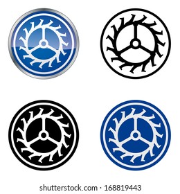 Watchmaker - Traditional Craftsmen's Guild Vector Symbol, four variations