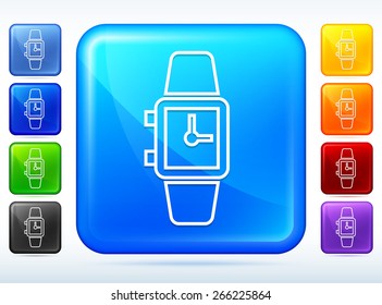 Watchon Color Square Buttons