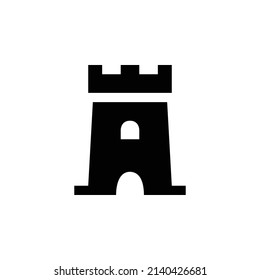 watchtower icon. Flat style design isolated on white background.