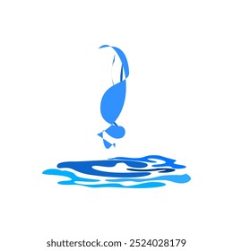 water abstract design, vector illustration