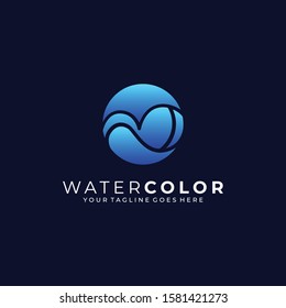 Water Abstract Illustration Vector Template. Suitable for Creative Industry, Multimedia, entertainment, Educations, Shop, and any related business.