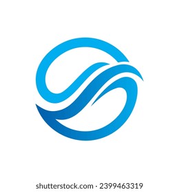 water abstract sign vector logo