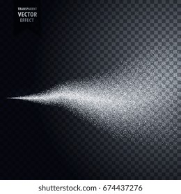 water airy mist spray fog or smoke transparent background