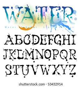 Water alphabet