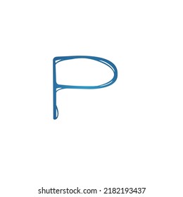 Water alphabet. Vector letters set.
