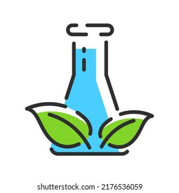 Water analytic line icon. Vector illustration