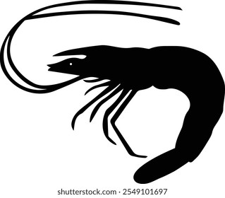 Water Animals Silhouette Vector Illustration