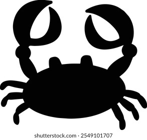 Water Animals Silhouette Vector Illustration