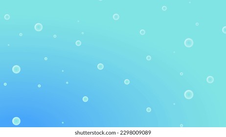 Fondo Resumen De Agua Acuática. BG Blue Liquid Aquarium Bebe. Gasolina de aceite de soda de oxígeno . Diseño de vectores de patrón de petróleo limpio.