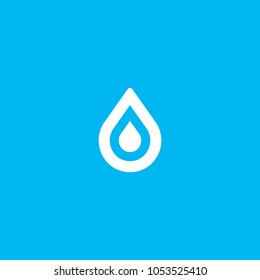 water aqua drop element logo icon symbol
