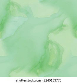 Water Art Paint. Blue Ocean Background. Sea Seamless Background. Blue Watercolor Gradient Ocean. Fluid Seamless Background. Sea Pastel Vector Template. Green Seamless Ocean. Water Elegant Texture.