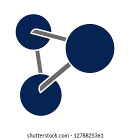 water atom icon-connection icon-dna sign-biology illustration-experiment vector