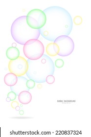 Water babble background. vector illustration EPS 10