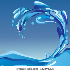 water background