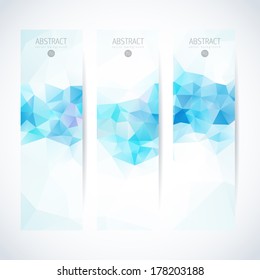 water background abstract vertical banner blue design concept pattern ice vertical flag vector set where you can choose what fits best your project water background abstract vertical banner blue desig