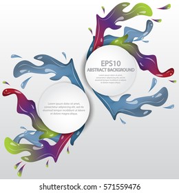 water background splash background Design Template,Vector Illustration, flyers, Wallpaper, posters, brochure, banners.