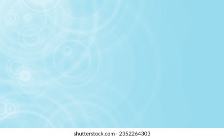 Fondo de agua con texturas ondas rizadas y salpicaduras superficie en el mar océano,Vector Abstracto naturaleza fondo caída de lluvia sobre agua azul transparente a la luz del sol para Cosméticos,Producto de belleza 