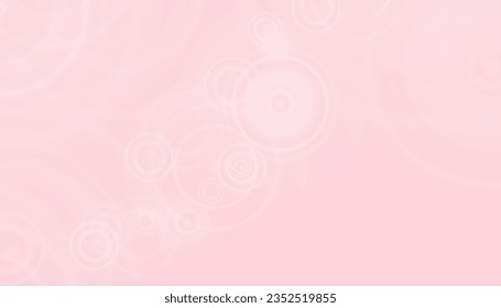 Water background with texture ripples waves and splashes surface on  ocean,Vector Abstract nature background rain drop fall on transparent clear pink water in sunlight for Cosmetic,Beauty product 