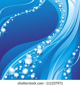 Water background. (vector illustration)