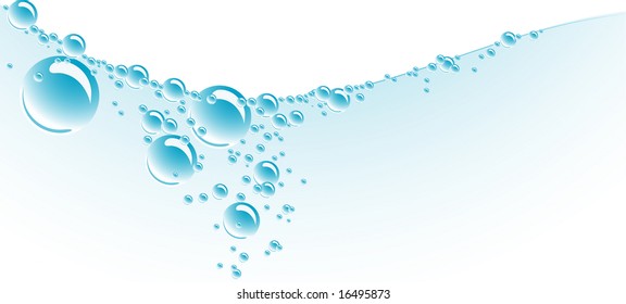 Water background. Vector illustration.