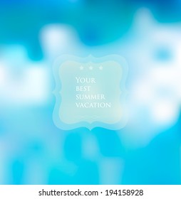 Water background, vector illustration