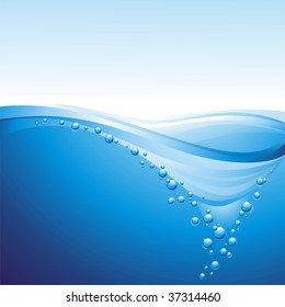  Water background (vector illustration)