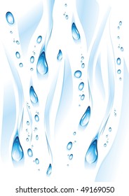  Water background. Vector illustration.