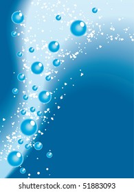 Water background. Vector illustration.
