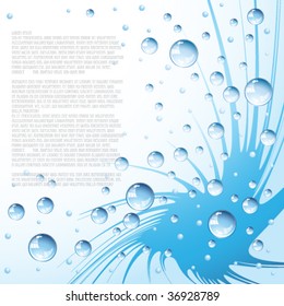 water background. very easy to edit file.