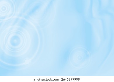 Water background,Blue water on pool.Sea ocean wave surface with light effect,Clear water splash motion with circle pattern and abstract drop in bathroom,Nature spring freshness Zen for spa,cosmetic

