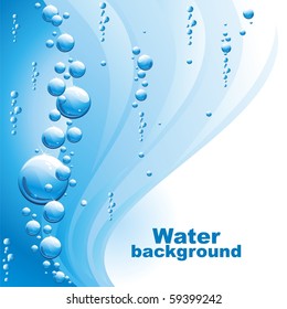 Water background.(vector illustration)