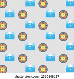 Barril de agua y diseño de patrones de icono de salinidad 