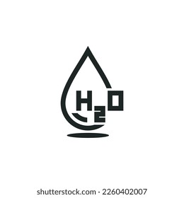 Water based icon isolated on white background