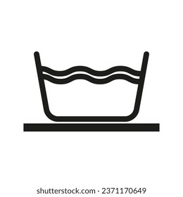 Water basin icon. Bath icon. Vector illustration. EPS 10.