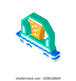 water basketball isometric icon vector. water basketball sign. isolated symbol illustration