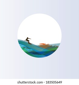 water and beach, exotic and summer background