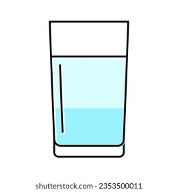 water beverage drink color icon vector. water beverage drink sign. isolated symbol illustration