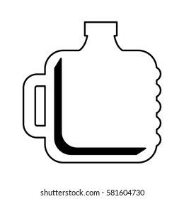 water big bottle isolated icon