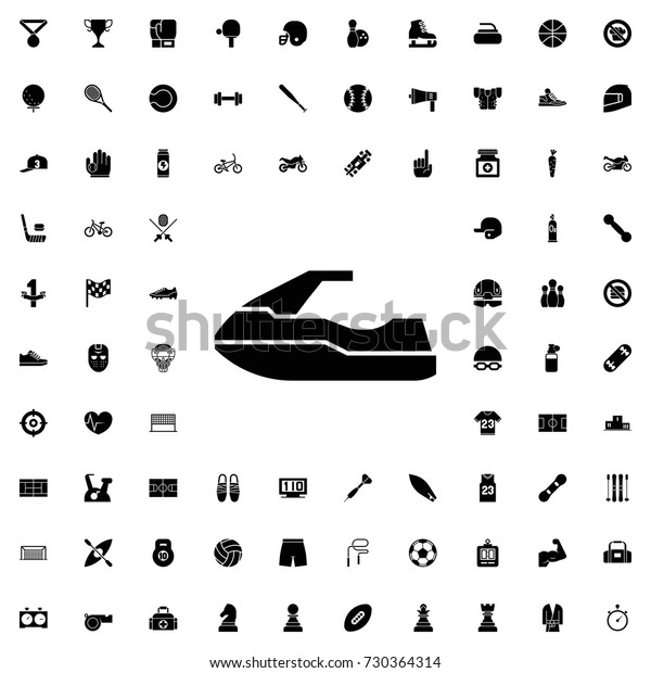 Water Bike Icon Set Filled Sport Stock Vector Royalty Free 730364314 Shutterstock 5258