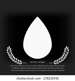 water black drop icon