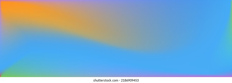 Water  Blank Office Background. Ocean Multicolor Natural Smooth Surface Illustration. Colorful Rainbow Wavy Gradient Mesh. Color Sea Wavy Gradient Mesh. Bright Vivid Smooth Surface Backdrop.