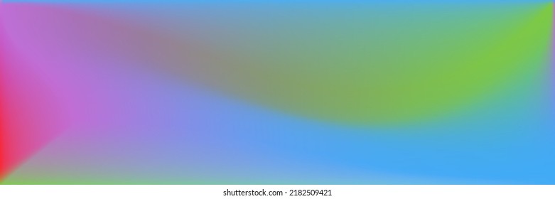 Water Blank Wavy Gradient Mesh. Multicolor  Natural Original Background. Vivid Rainbow Wavy Gradient Mesh. Sea Colorful Ocean Blurred Texture Illustration. Bright Vibrant Modern Design Backdrop.