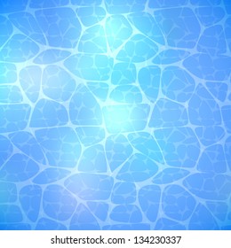 Water Blue Background. Vector illustration